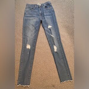 Levi’s 721 High Rise Skinny Jeans Girls Size 14 Reg Light Wash